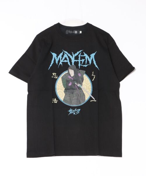 SAMURAI CORE(サムライコア)の「《SAMURAI CORE x MAYHEM》Graphic Design T(Tシャツ/カットソー・メンズ・ブラック/ホワイト・LARGE/MEDIUM/X-LARGE)」の2枚目の写真