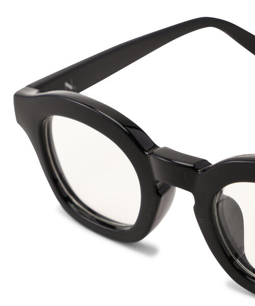 N.（N. Natural Beauty Basic）（エヌエヌナチュラルビューティーベーシック）の「◆太フレームメガネ（メガネ・レディース・ブラウン/ブラック・ﾌﾘ-）」の3枚目の写真