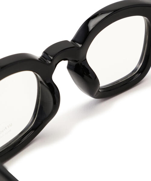 N.（N. Natural Beauty Basic）（エヌエヌナチュラルビューティーベーシック）の「◆太フレームメガネ（メガネ・レディース・ブラウン/ブラック・ﾌﾘ-）」の8枚目の写真
