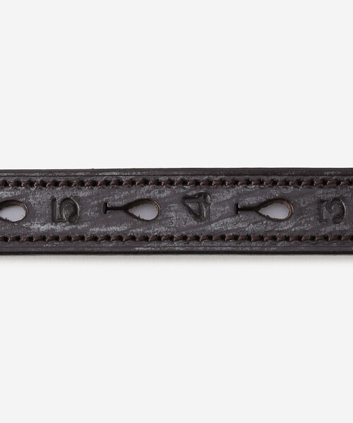 Scye Bridle Leather Number Belt ブラック Scye サイ Bridle Leather Number Belt - SE7EN