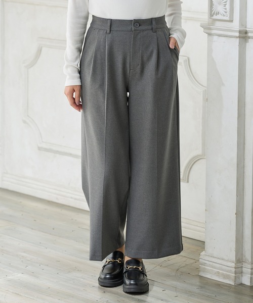 AO 値下げ⭐︎nagonstans 2025ss ワイドパンツ　グレーS AO 値下げ⭐︎nagonstans 2025ss ワイドパンツ グレーS AO 値下げ