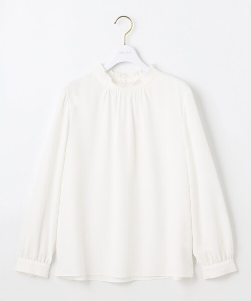 【洗える】フリルネックスタンド ブラウス（シャツ/ブラウス）｜any SiS（エニィスィス）
