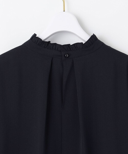 【洗える】フリルネックスタンド ブラウス（シャツ/ブラウス）｜any SiS（エニィスィス）