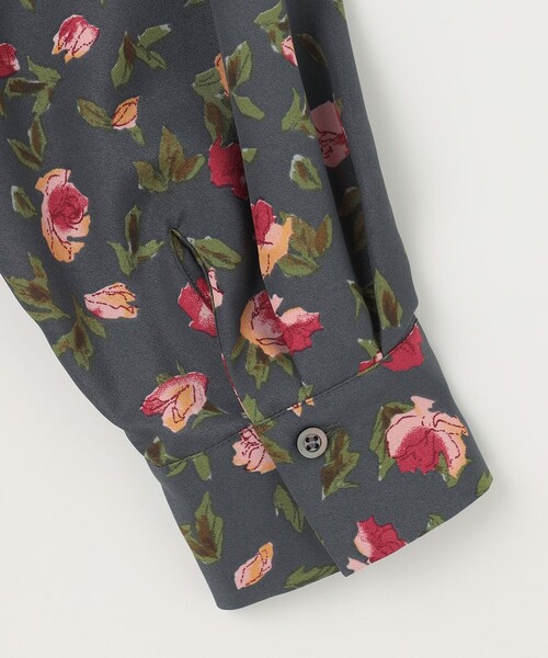 組曲（クミキョク）の「カッティングローズプリント フリルブラウス（シャツ/ブラウス・レディース・イエロー系5/ピンク系5・3/2）」の20枚目の写真