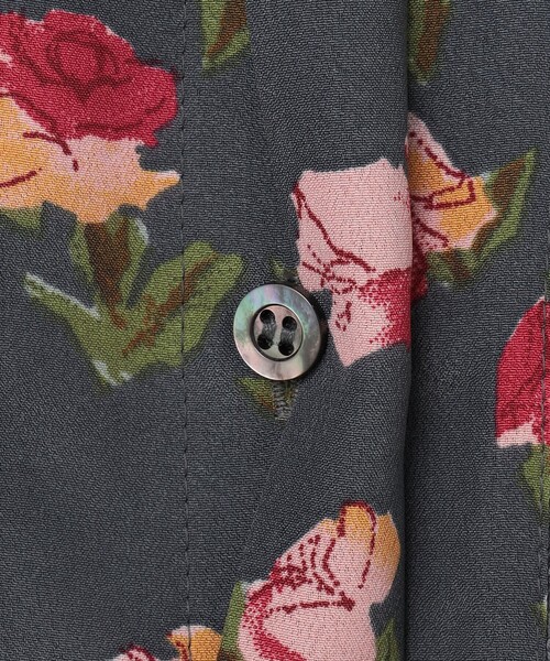 組曲（クミキョク）の「カッティングローズプリント フリルブラウス（シャツ/ブラウス・レディース・イエロー系5/ピンク系5・3/2）」の21枚目の写真