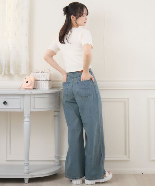 ems excite（エムズエキサイト）の「ノーカラーWZIPCT（Tシャツ/カットソー・レディース・チャコールグレー/ナチュラル/ブラウン・FREE）」の8枚目の写真