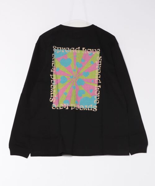sunny branch(サニーブランチ)の「★Spread Love★オリジナルプリント L/S T(Tシャツ/カットソー・レディース・ブラック/ホワイト・LARGE/MEDIUM)」の3枚目の写真