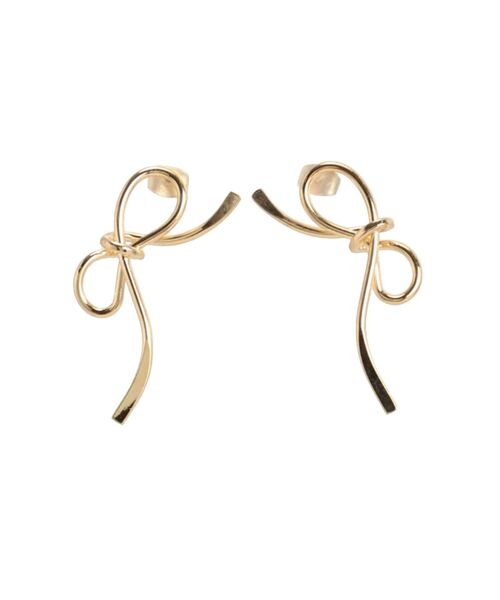 RESEXXY（リゼクシー）の「リボンデザインピアス（ピアス（両耳用）・レディース・シルバー/ゴールド・FREE）」の10枚目の写真