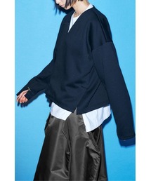 ナゴンスタンス バックフレアカーディガン nagonstans - ナゴンスタンス バックフレアカーディガン白