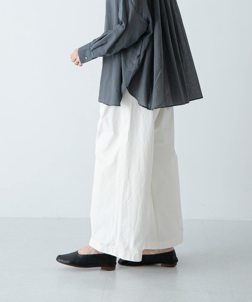 かぐれ（カグレ）の「コットン2タックワイドパンツ（その他パンツ・レディース・オフホワイト・FREE）」の8枚目の写真