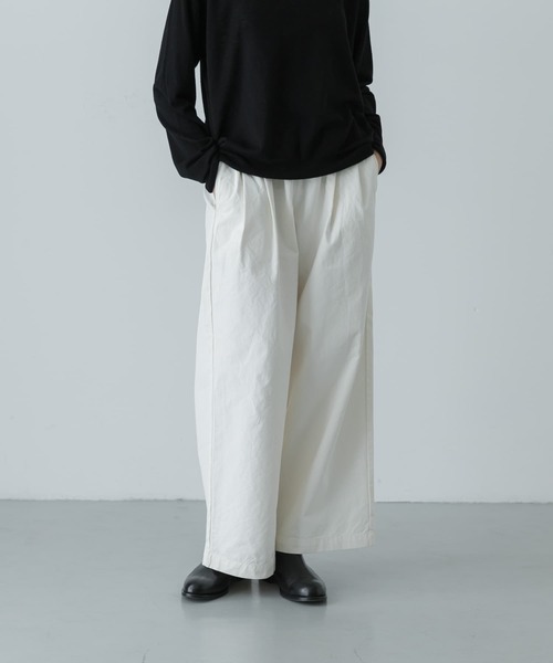 かぐれ（カグレ）の「コットン2タックワイドパンツ（その他パンツ・レディース・オフホワイト・FREE）」の16枚目の写真