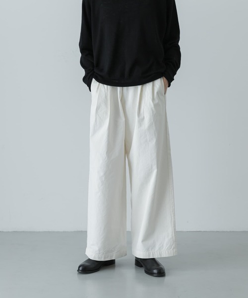 かぐれ（カグレ）の「コットン2タックワイドパンツ（その他パンツ