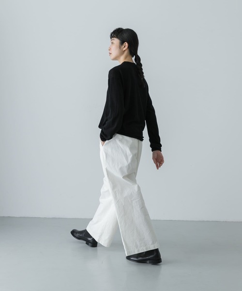 かぐれ（カグレ）の「コットン2タックワイドパンツ（その他パンツ・レディース・オフホワイト・FREE）」の19枚目の写真
