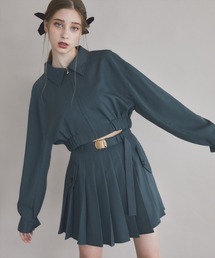 REDYAZEL（レディアゼル）の「【セットアップ可能】ベルト付きプリーツショートスカート（スカート）」