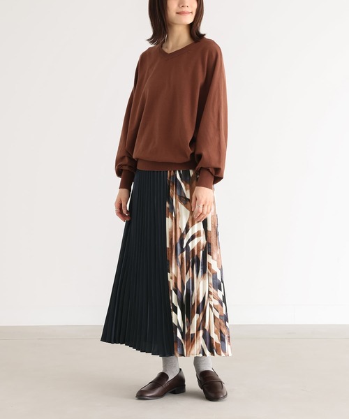 n'OrLABEL（ノアールレーベル）の「『切り替えプリーツスカート』（スカート・レディース・ブラック/カーキ/ネイビー・FREE）」の22枚目の写真