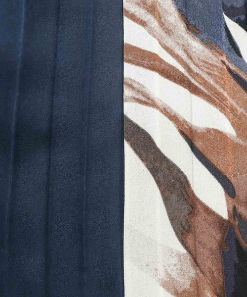 n'OrLABEL（ノアールレーベル）の「『切り替えプリーツスカート』（スカート・レディース・ブラック/カーキ/ネイビー・FREE）」の11枚目の写真