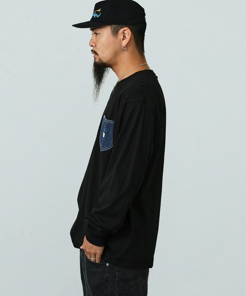 デニムポケット・即日発送 ★DIESEL★ メンズ 長袖 Tシャツ DIESEL｜メンズ 長袖Tシャツ T-BOXT-DB-LS-RIB-T1 | Rakuten
