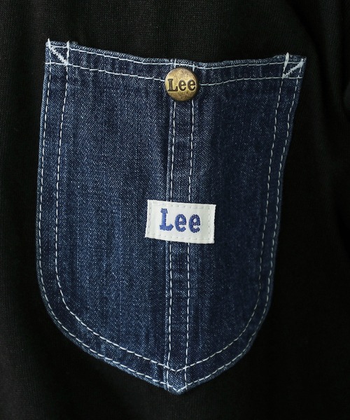 Lee（リー）の「Lee/リー デニムポケット 長袖Tシャツ（Tシャツ/カットソー・メンズ・ホワイト/ブラック/ネイビー/マスタード/ホワイト系その他・SMALL/MEDIUM/LARGE/X-LARGE）」の8枚目の写真