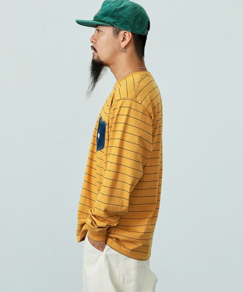 セール】Lee/リー デニムポケット 長袖Tシャツ（Tシャツ