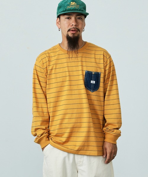 セール】Lee/リー デニムポケット 長袖Tシャツ（Tシャツ