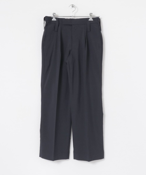 URBAN RESEARCH（アーバンリサーチ）の「ハイカウントウールワイドスラックス（スラックス・メンズ・ブラック/ネイビー・LARGE/MEDIUM）」の8枚目の写真