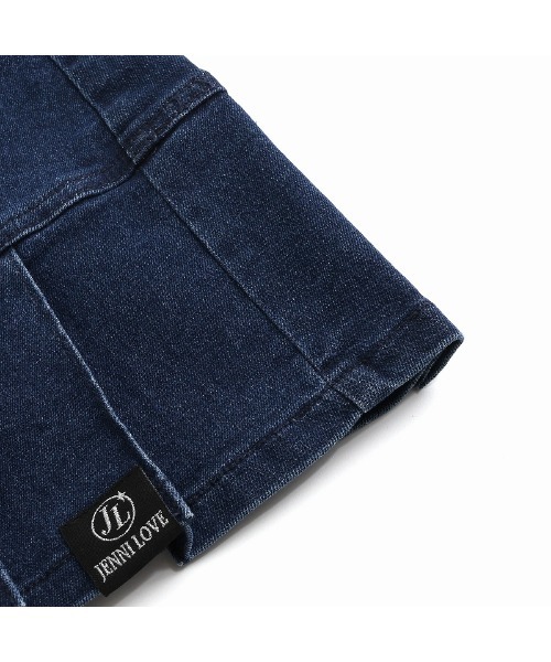 JENNI love（ジェニィラブ）の「【ストレッチ・ウエスト調整可】レースアップすそブリーツ切替スカパン（その他パンツ・キッズ・ネイビー/ブルー/チャコールグレー/ブラック・130cm/140cm/150cm/160cm）」の22枚目の写真