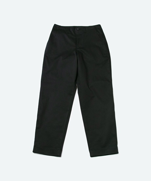 FACTOTUM(ファクトタム)の「【FACTOTUM】 Satin Stretch Wide Slacks(スラックス・メンズ・ブラック/グレー・46)」の1枚目の写真