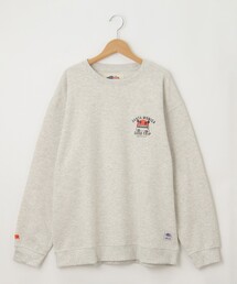 SALTS(ソルツ) 裏起毛バックプリントトレーナー