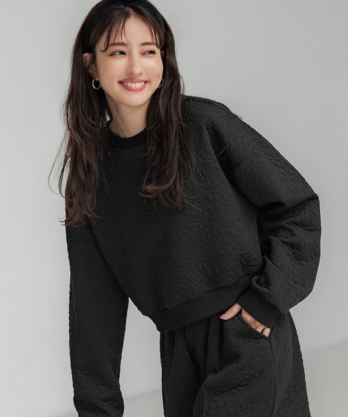 みー　nude vintage 花柄キルティングパフスリーブトップス みー様専用 nude vintage 花柄キルティングパフスリーブトップス