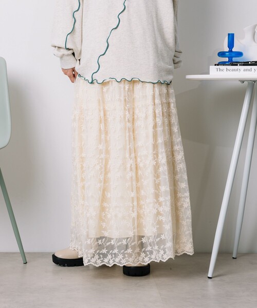 FREAK'S STORE（フリークスストア）の「レースリバーシブルスカート