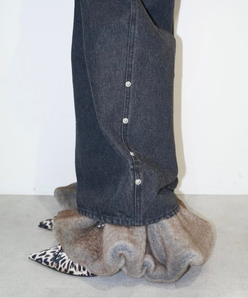 セール】fur ankle cover (2pcs) / ファーアンクルカバー