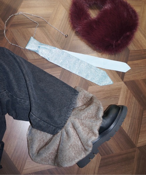 fur ankle cover (2pcs) / ファーアンクルカバー（レッグ