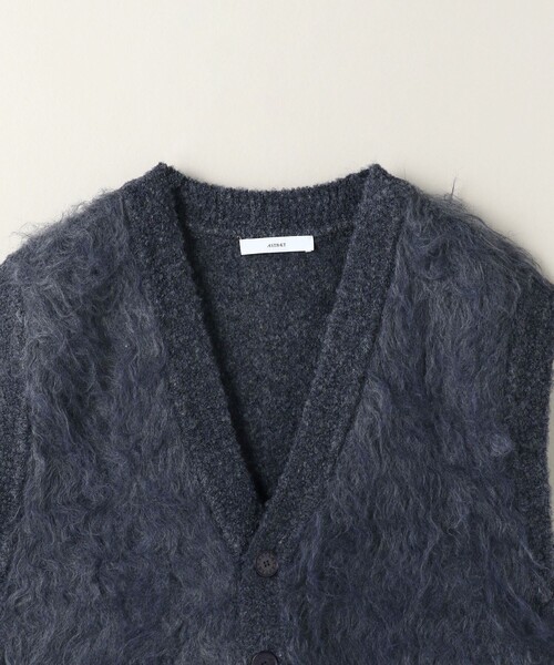 ASTRAET（アストラット）の「＜ASTRAET＞シャギー Vネックベスト（ベスト・レディース・グレー/ブラック・FREE）」の16枚目の写真