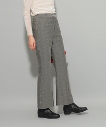 Ray BEAMS | ジャカード チェック フレア パンツ(その他パンツ)
