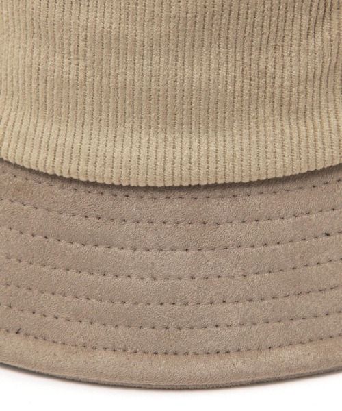 LAKOLE（ラコレ）の「コーデュロイ切替ハット / 149312（ハット・メンズ・キャメル/ブラック・9）」の10枚目の写真