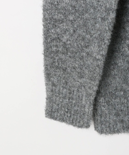 GLOBAL WORK（グローバルワーク）の「ラメシャギーミドルカーディガン/AND YUA ANY/115782（カーディガン/ボレロ・キッズ・アイボリー/グレー・160cm/150cm）」の3枚目の写真