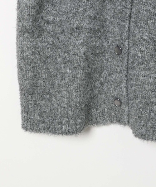 GLOBAL WORK（グローバルワーク）の「ラメシャギーミドルカーディガン/AND YUA ANY/115782（カーディガン/ボレロ・キッズ・アイボリー/グレー・160cm/150cm）」の4枚目の写真