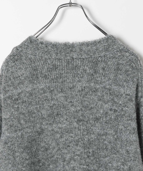 GLOBAL WORK（グローバルワーク）の「ラメシャギーミドルカーディガン/AND YUA ANY/115782（カーディガン/ボレロ・キッズ・アイボリー/グレー・160cm/150cm）」の6枚目の写真