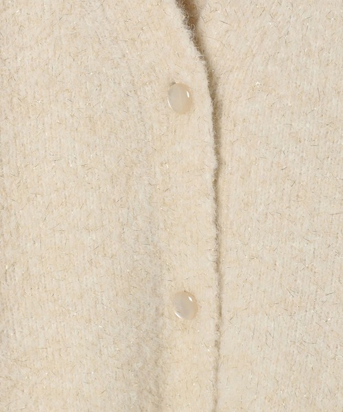 GLOBAL WORK（グローバルワーク）の「ラメシャギーミドルカーディガン/AND YUA ANY/115782（カーディガン/ボレロ・キッズ・アイボリー/グレー・160cm/150cm）」の8枚目の写真