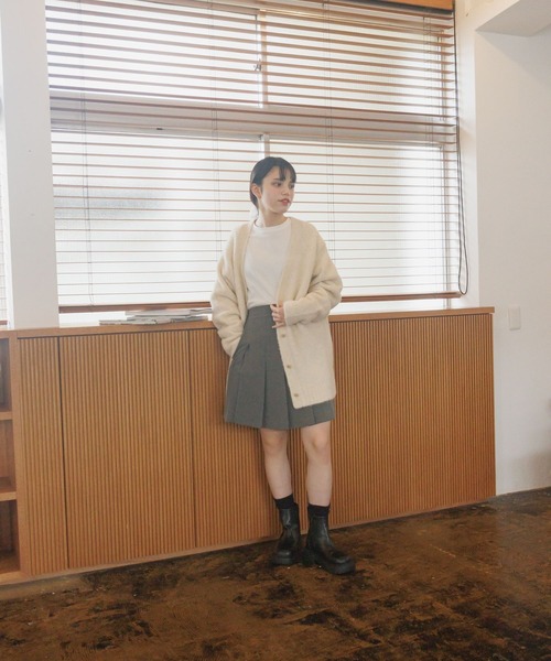 GLOBAL WORK（グローバルワーク）の「ラメシャギーミドルカーディガン/AND YUA ANY/115782（カーディガン/ボレロ・キッズ・アイボリー/グレー・160cm/150cm）」の14枚目の写真