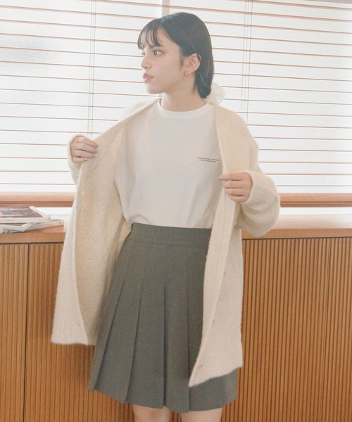 GLOBAL WORK（グローバルワーク）の「ラメシャギーミドルカーディガン/AND YUA ANY/115782（カーディガン/ボレロ・キッズ・アイボリー/グレー・160cm/150cm）」の15枚目の写真
