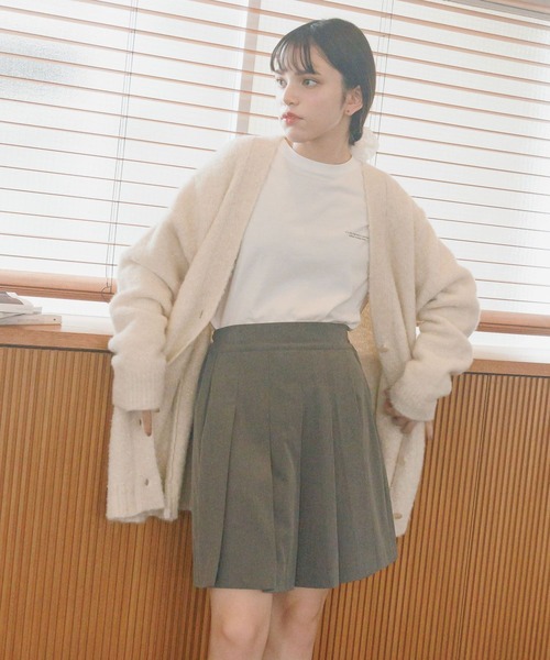 GLOBAL WORK（グローバルワーク）の「ラメシャギーミドルカーディガン/AND YUA ANY/115782（カーディガン/ボレロ・キッズ・アイボリー/グレー・160cm/150cm）」の16枚目の写真