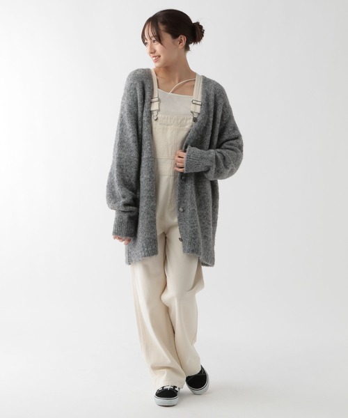 GLOBAL WORK（グローバルワーク）の「ラメシャギーミドルカーディガン/AND YUA ANY/115782（カーディガン/ボレロ・キッズ・アイボリー/グレー・160cm/150cm）」の21枚目の写真