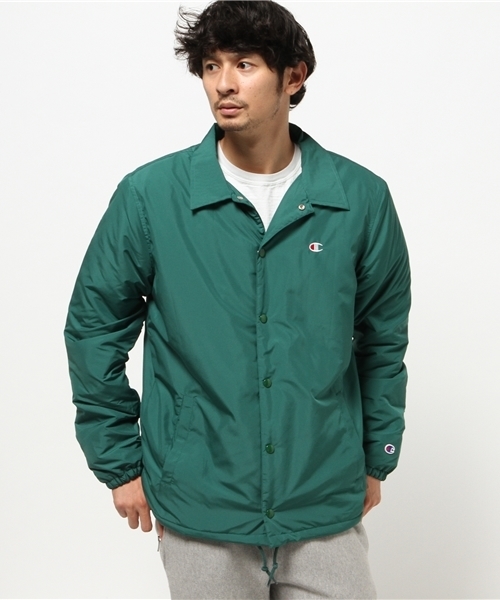 Champion(チャンピオン)の「メンズ チャンピオン アクションスタイル コーチジャケット 裏ボア Champion AS COACH JACKET C3-G611(ナイロンジャケット・メンズ・ブラック/バーガンディー/グリーン/ネイビー・LARGE/MEDIUM)」の3枚目の写真