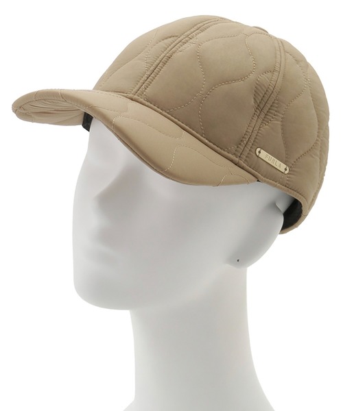 FURLA（フルラ）の「キャップ キルティング "ロゴプレート"（キャップ・レディース・ベージュ/ブラック/グレー/オフホワイト/オリーブ・MEDIUM）」の19枚目の写真