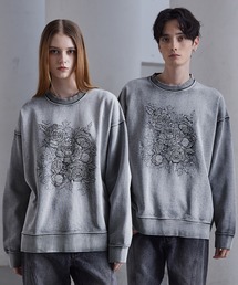 CLEL（クレイル）の「【CLEL】Heavyweight Embroidery Design Sweat/ヘビーウェイト 刺繍デザインスウェット（スウェット・メンズ）」