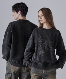 CLEL | 【CLEL】Heavyweight Embroidery Design Sweat/ヘビーウェイト 刺繍デザインスウェット(スウェット)