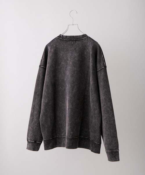 セール】【CLEL】Heavyweight Embroidery Design Sweat/ヘビーウェイト