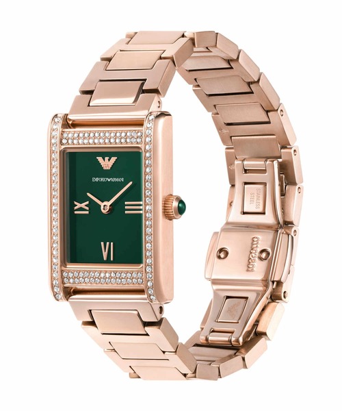 EMPORIO ARMANI(エンポリオアルマーニ)の「エンポリオ・アルマーニ 腕時計 レディース アナログ ステンレス AR11641(アナログ腕時計・レディース・ピンクゴールド・FREE)」の2枚目の写真