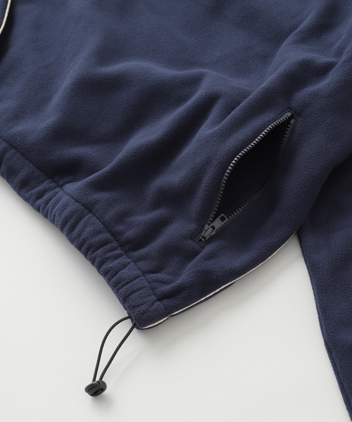 UMBRO（アンブロ）の「【GRAND COLLECTION × UMBRO】MICRO FLEECE QUARTER ZIP（スウェット・メンズ・ブラック/ネイビー・MEDIUM/LARGE）」の8枚目の写真